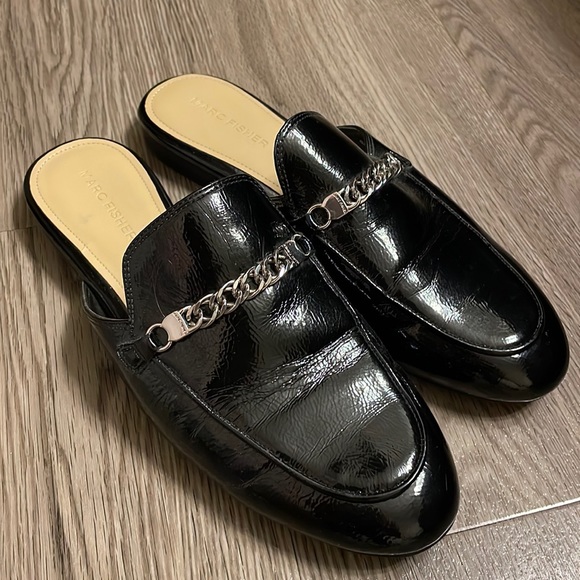 Marc Fischer Black Slide-on Loafers (size 9) - Picture 1 of 8